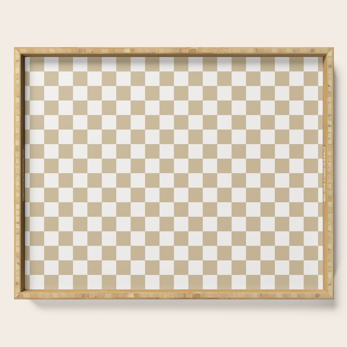 1989 Check Serving Tray Gallery Image 1