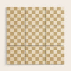 1989 Check Wood Wall Art Gallery Image 1