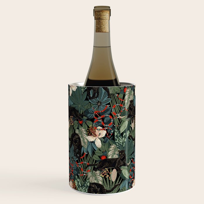 Tropical Black Panther Wine Chiller Gallery Image 1