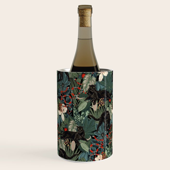 Tropical Black Panther Wine Chiller Gallery Image 2