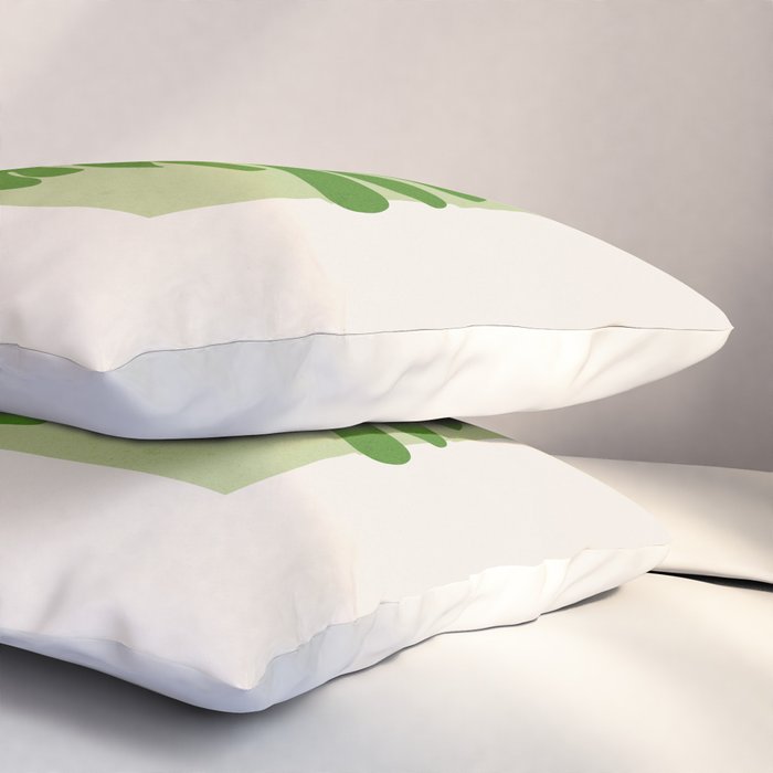 La Palma & Sage: Matisse Paper Leaf Cutouts 03 Pillow Sham Gallery Image 3