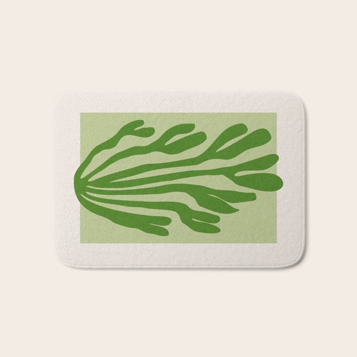 La Palma & Sage: Matisse Paper Leaf Cutouts 03 Bath Mat Gallery Image 1