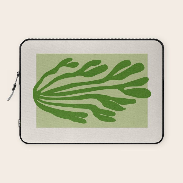 La Palma & Sage: Matisse Paper Leaf Cutouts 03 Laptop Sleeve Gallery Image 1