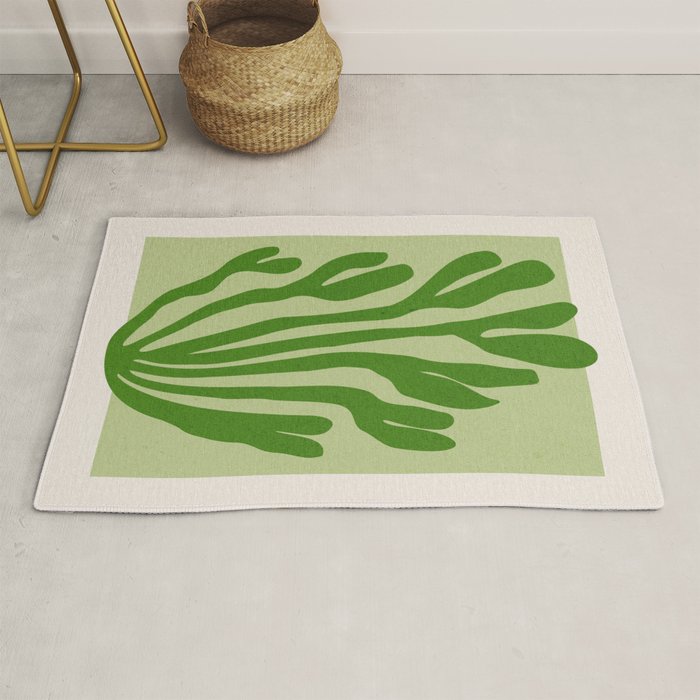 La Palma & Sage: Matisse Paper Leaf Cutouts 03 Rug Gallery Image 1