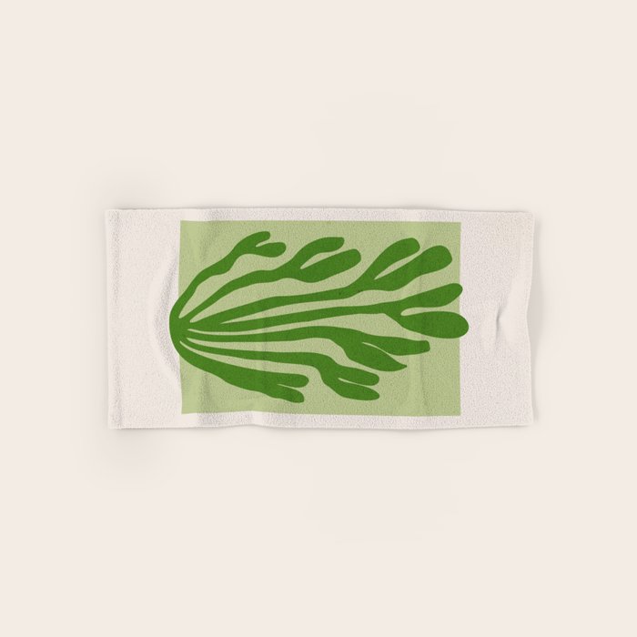 La Palma & Sage: Matisse Paper Leaf Cutouts 03 Bath Towel Gallery Image 1