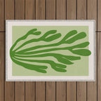 La Palma & Sage: Matisse Paper Leaf Cutouts 03 Outdoor Rug Gallery Image 1