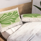 La Palma & Sage: Matisse Paper Leaf Cutouts 03 Pillow Sham Gallery Image 2