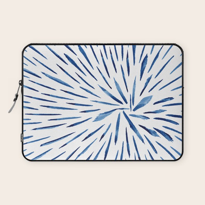 Indigo Sparks | Watercolor Pattern Laptop Sleeve Gallery Image 1