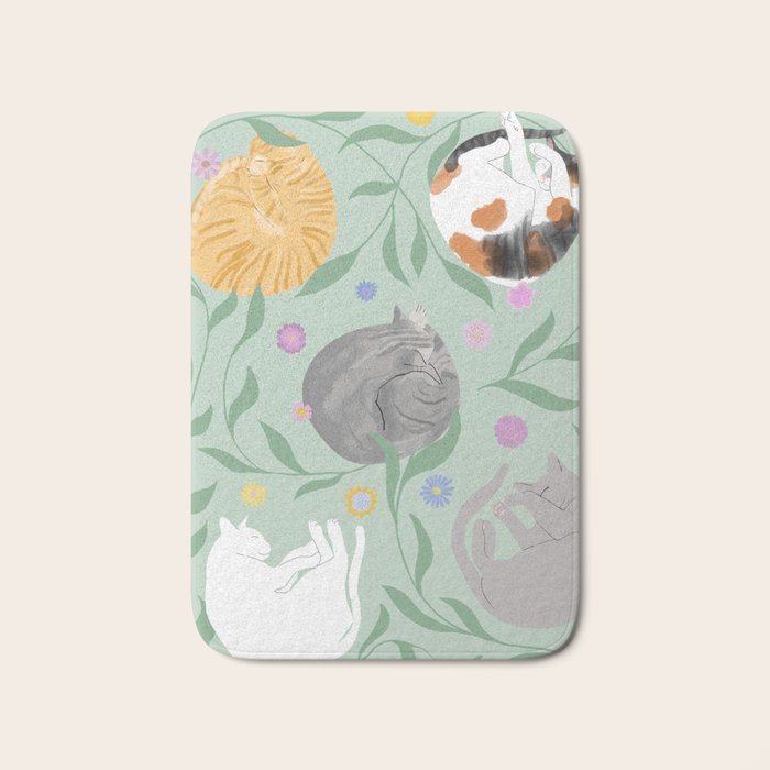 Cat Nap Bath Mat Gallery Image 1