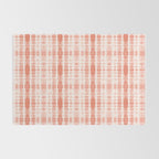 Shibori Stripe - Coral Blush Rug Gallery Image 2