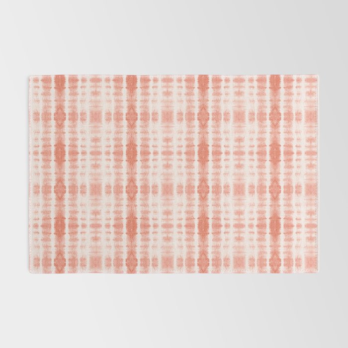 Shibori Stripe - Coral Blush Rug Gallery Image 2