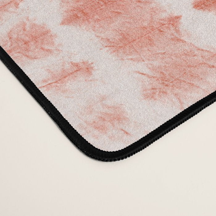 Shibori Stripe - Coral Blush Desk Mat Gallery Image 4