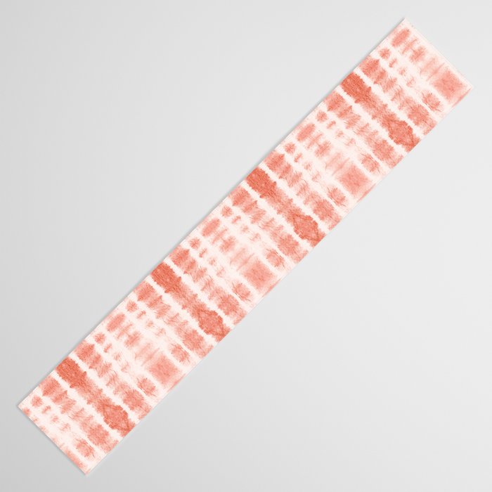Shibori Stripe - Coral Blush Table Runner Gallery Image 3
