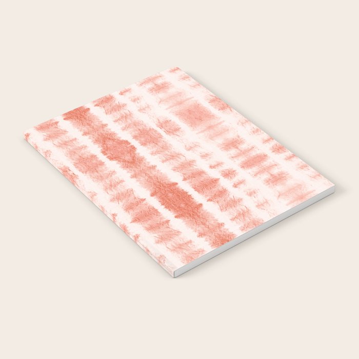 Shibori Stripe - Coral Blush Notebook Gallery Image 2