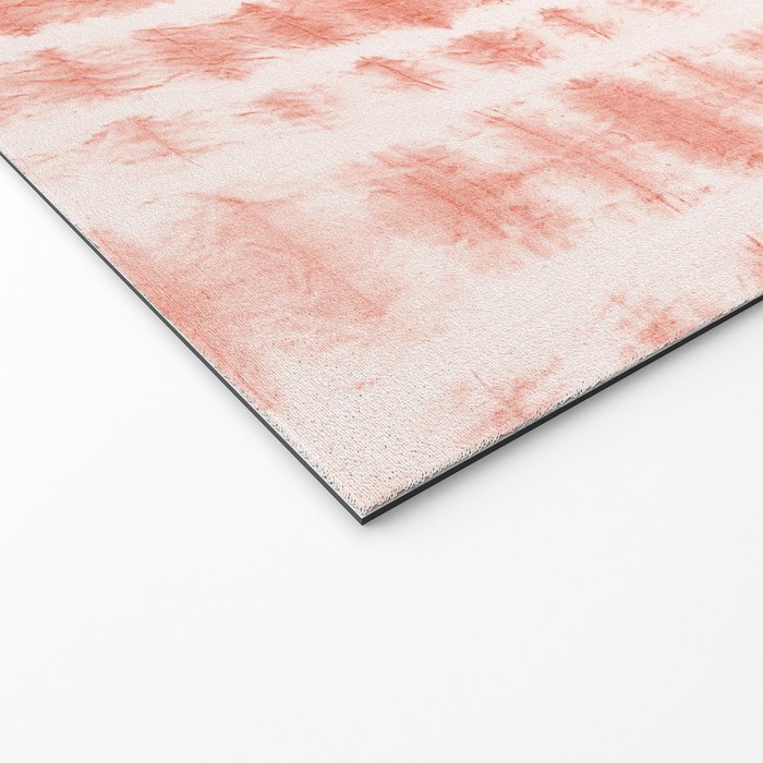 Shibori Stripe - Coral Blush Welcome Mat Gallery Image 2