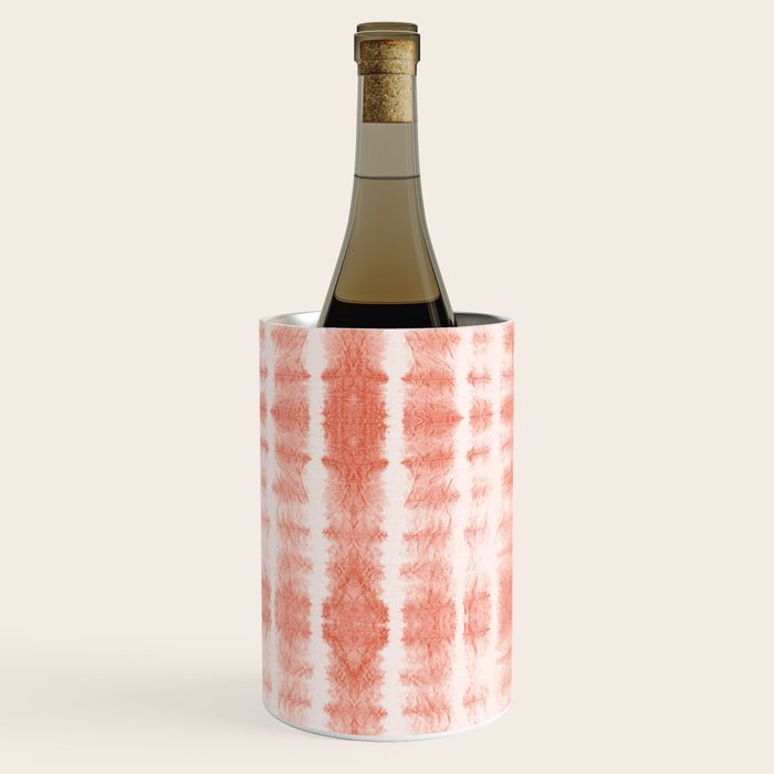 Shibori Stripe - Coral Blush Wine Chiller Gallery Image 3