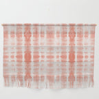 Shibori Stripe - Coral Blush Wall Hanging Gallery Image 1