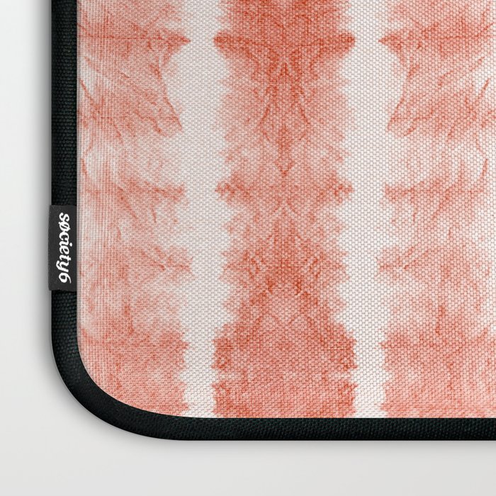 Shibori Stripe - Coral Blush Laptop Sleeve Gallery Image 3