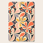 Abstract vintage flower art pattern Cutting Board Gallery Image 1