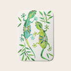 Geckos - Green Palette Bath Mat Gallery Image 1