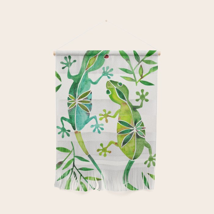Geckos - Green Palette Wall Hanging Gallery Image 1