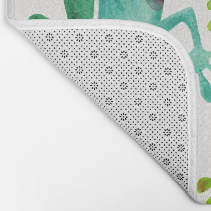 Geckos - Green Palette Bath Mat Gallery Image 2