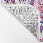 Jellyfish - Magenta Palette Bath Mat Gallery Image 2