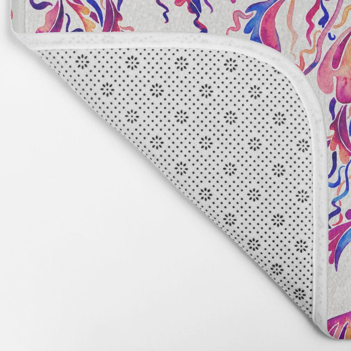 Jellyfish - Magenta Palette Bath Mat Gallery Image 2