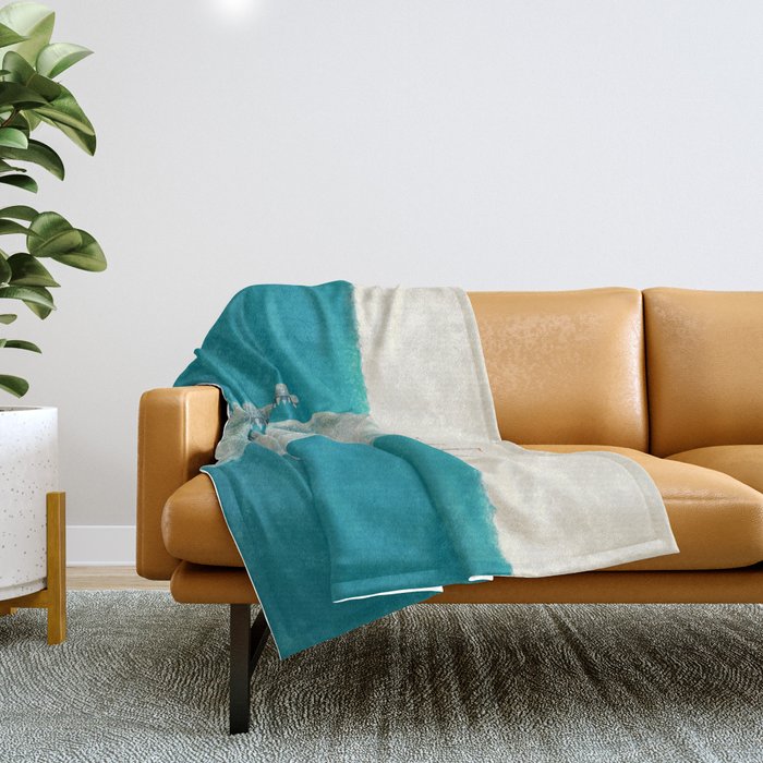 The Whale - option Throw Blanket Gallery Image 1