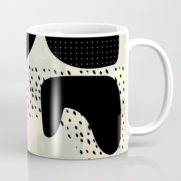 mid century geometric abstract Coffee Mug Gallery Image 1