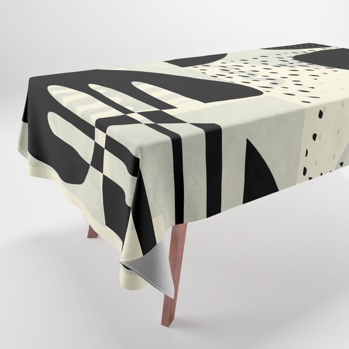 mid century geometric abstract Tablecloth Gallery Image 1
