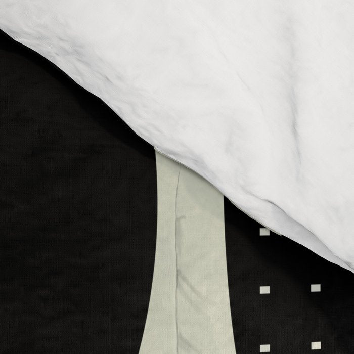 mid century geometric abstract Comforter Gallery Image 4