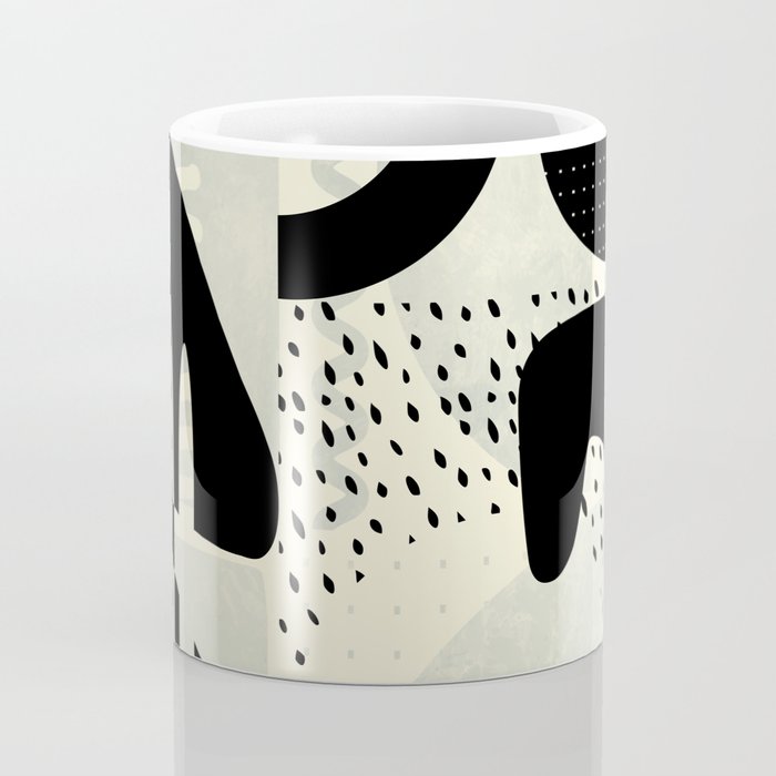 mid century geometric abstract Coffee Mug Gallery Image 4