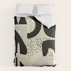 mid century geometric abstract Comforter Gallery Image 6
