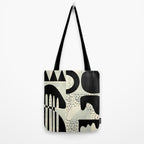 mid century geometric abstract Tote Bag Gallery Image 2