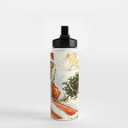 'To Wish You A Merry Christmas' by Louis Wain Water Bottle Gallery Image 2