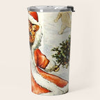 'To Wish You A Merry Christmas' by Louis Wain Travel Mug Gallery Image 2