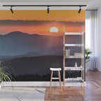 Smoky Mountain National Park Sunset - 19/365 Wall Mural Gallery Image 1