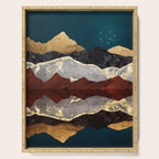 Mountain Peak Reflection Serving Tray Gallery Image 1