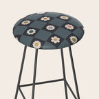 Daisy Checkerboard Stool Gallery Image 2
