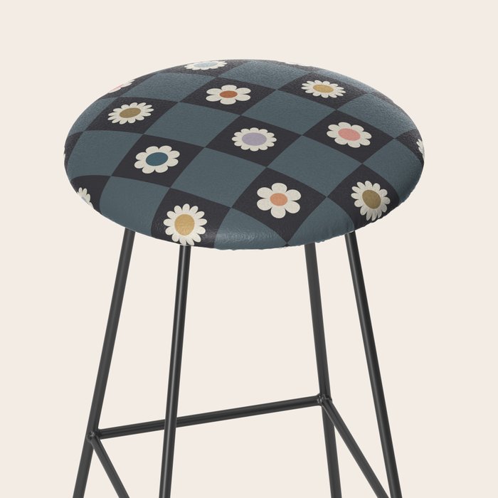 Daisy Checkerboard Stool Gallery Image 2