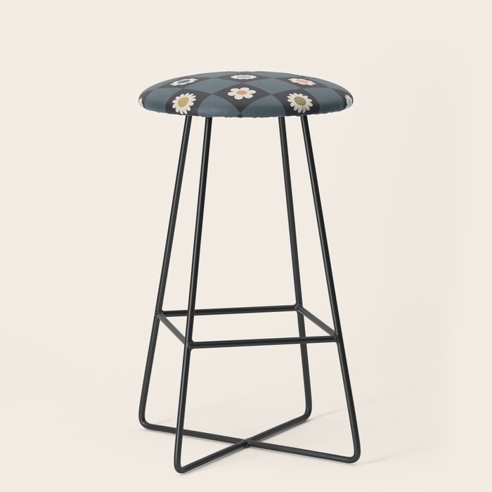 Daisy Checkerboard Stool Gallery Image 1