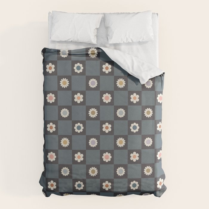 Daisy Checkerboard Duvet Cover Gallery Image 6