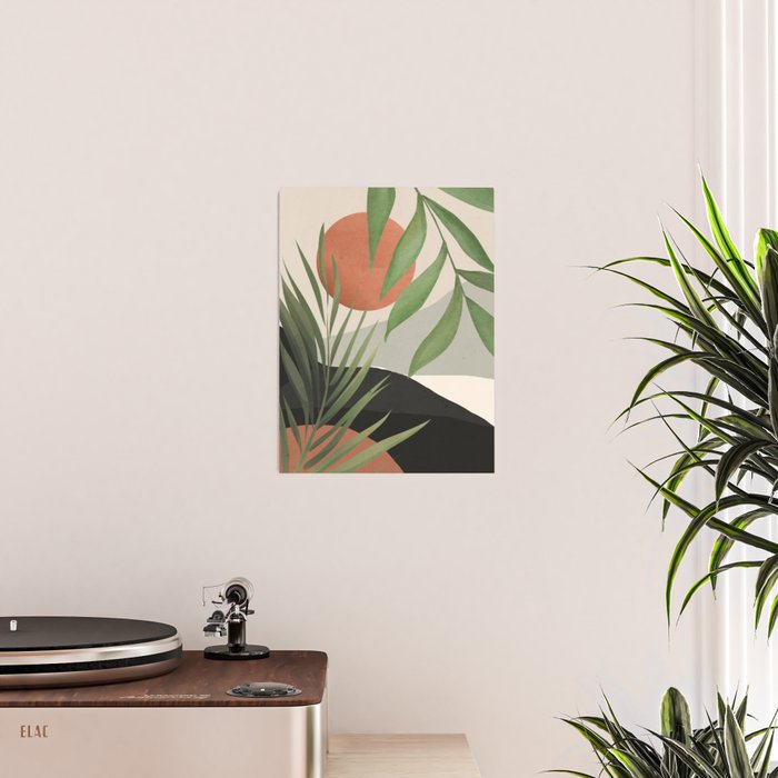 Abstract Art Tropical Leaves 46 Poster Gallery Image 2