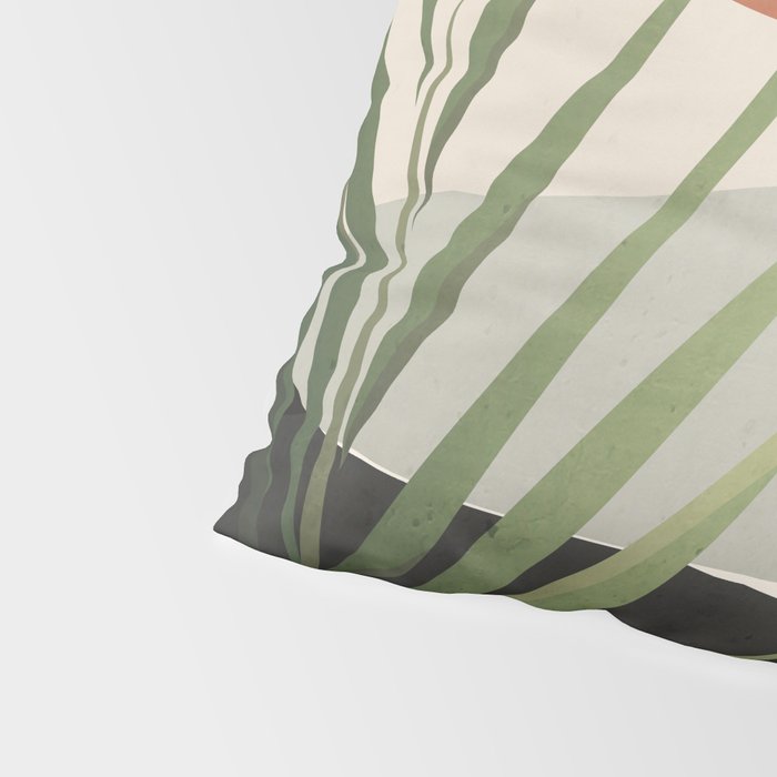 Abstract Art Tropical Leaves 46 Pillow Sham Gallery Image 4