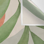 Abstract Art Tropical Leaves 46 Wall Tapestry Gallery Image 3