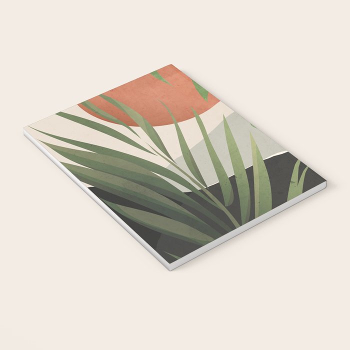 Abstract Art Tropical Leaves 46 Notebook Gallery Image 3