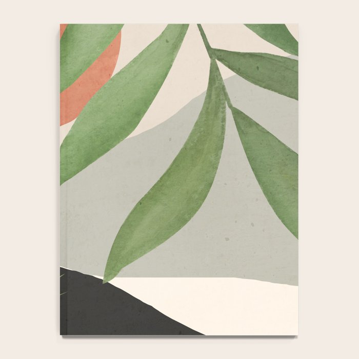 Abstract Art Tropical Leaves 46 Notebook Gallery Image 4