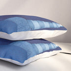 Lighthouse & the paper boat, blue ocean Pillow Sham Gallery Image 3