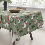 Christmas Winter Unicorn Pattern Tablecloth Gallery Image 3
